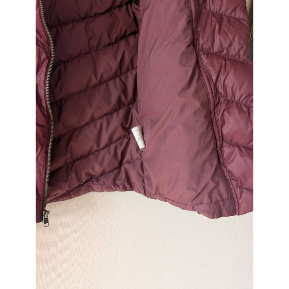 Patagonia Puffer Jacket Women's Small Burgundy Full Zip Insulated Down Coat - Picture 10 of 16